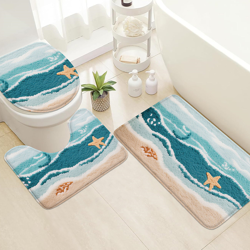 Home Bathroom Wash Basin - Tapis de maison imprimé étoile de