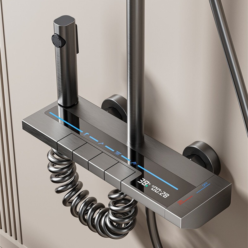 Home Bathroom Faucets - Ensemble de douche intelligent à affichage