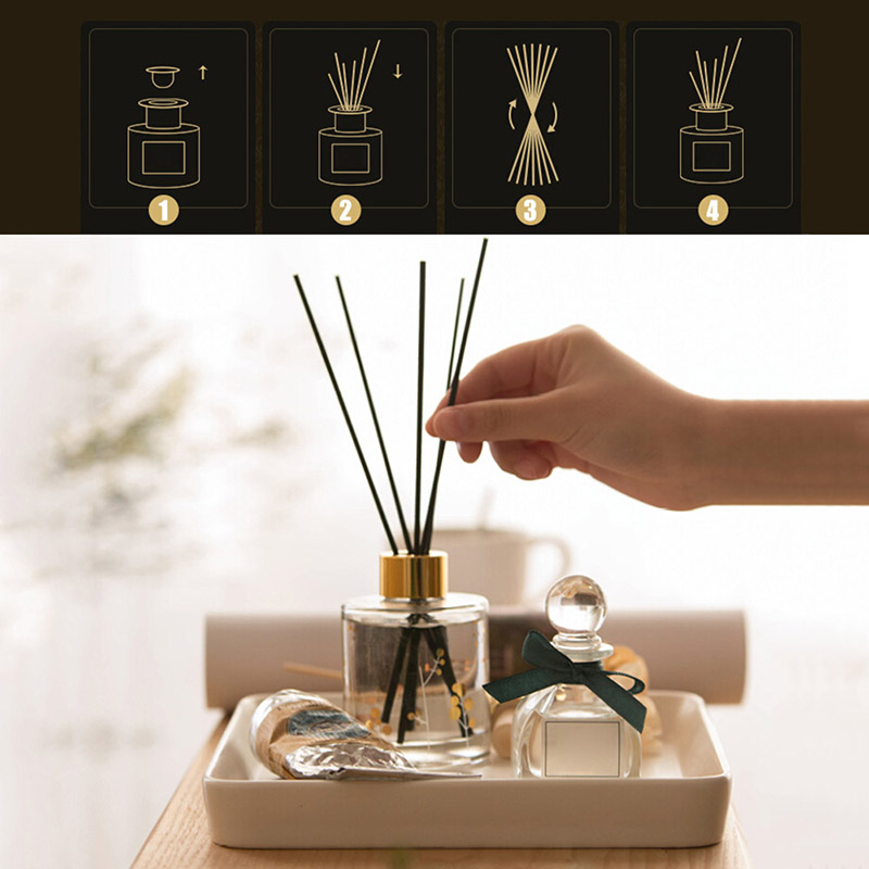 Home Essentials Bathroom Accessories - Diffuseur d'huile essentielle en rotin, 100
