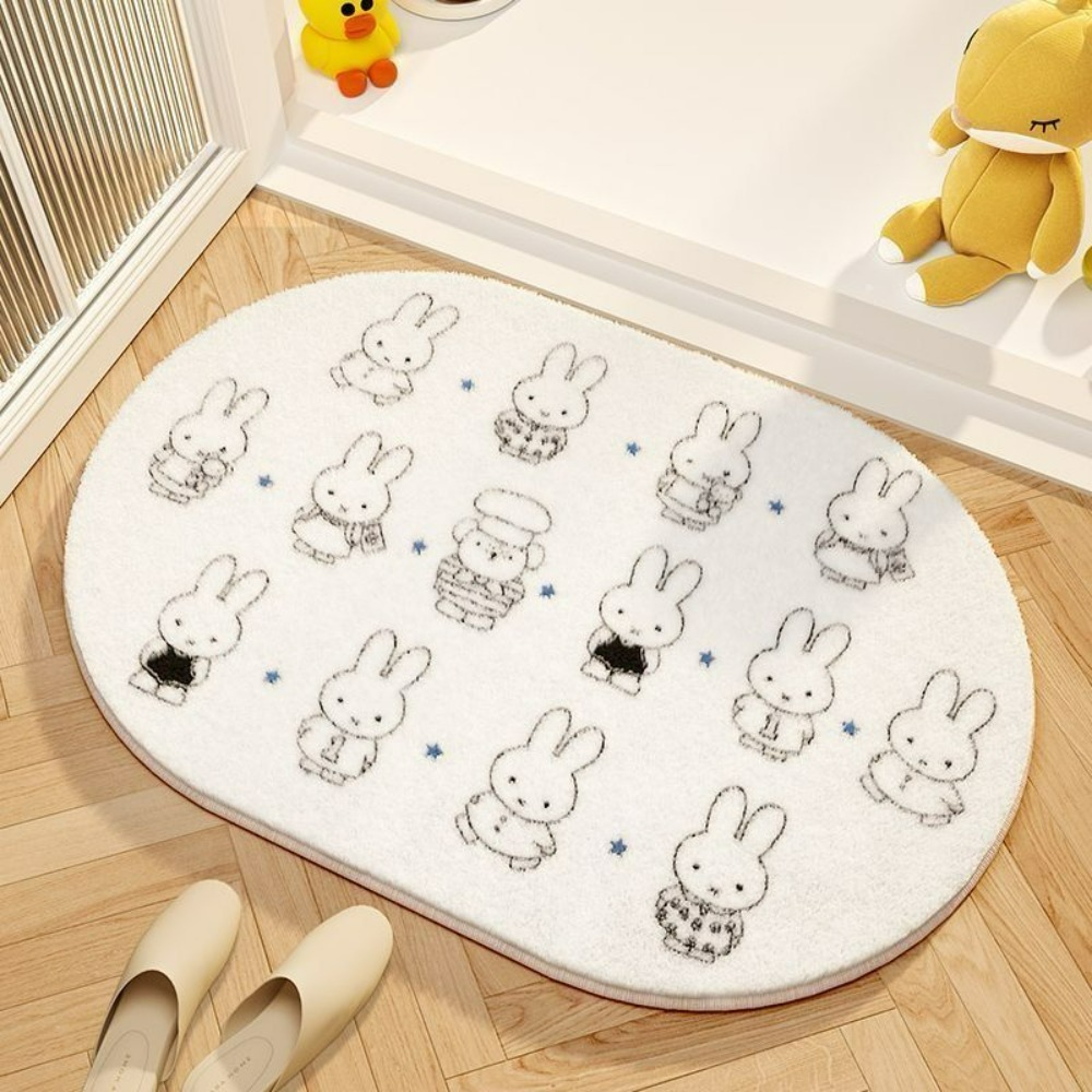 Home Bathroom Mats - Tapis de sol Miffy en imitation