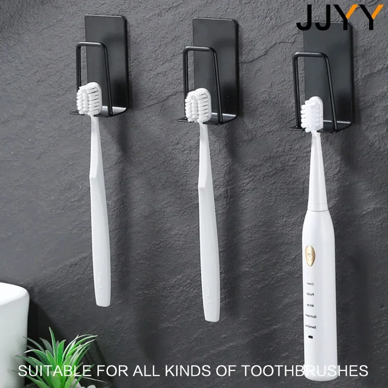 Home Essentials Bathroom Accessories - Porte-brosse à dents en acier inoxydable,