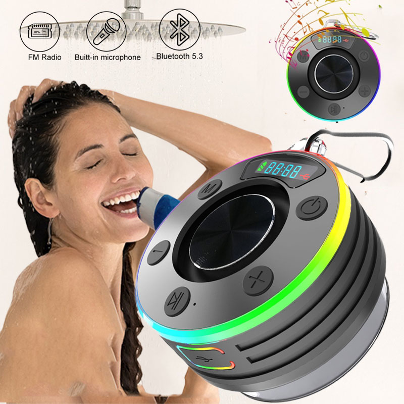 Home Bathroom Called - Douche Bluetooth 5.3 haut-parleur étanche sans