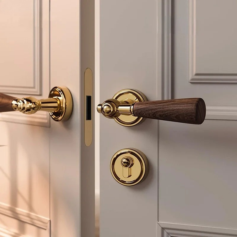 Home Hardware Bathroom Accessories - Poignée en bois de noyer en