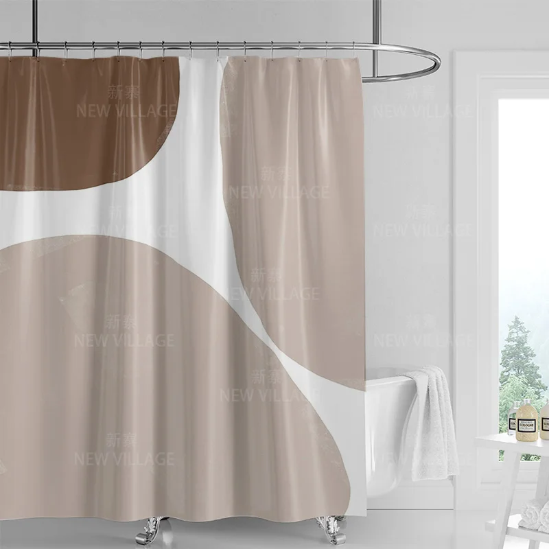 Rideau de douche abstrait géom - Shower Curtain Liner avis et prix