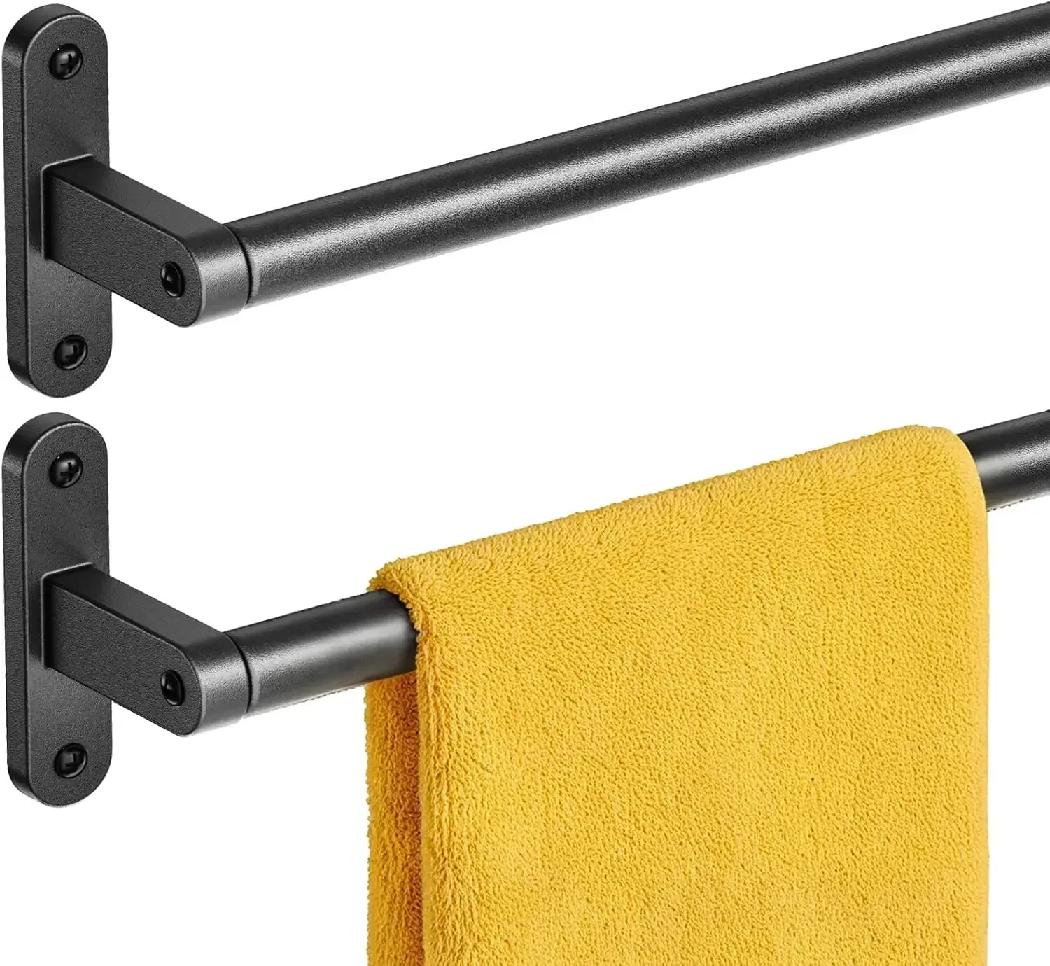 Porte-serviettes noir mat pour - Home Essentials Bathroom Accessories avis et prix