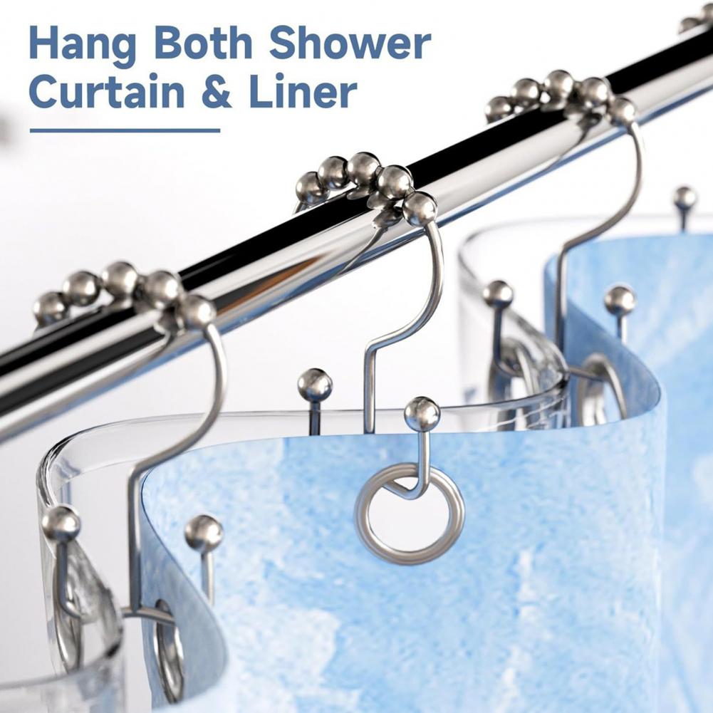 Lot de 12 anneaux de rideau de - Shower Curtain Liner avis et prix
