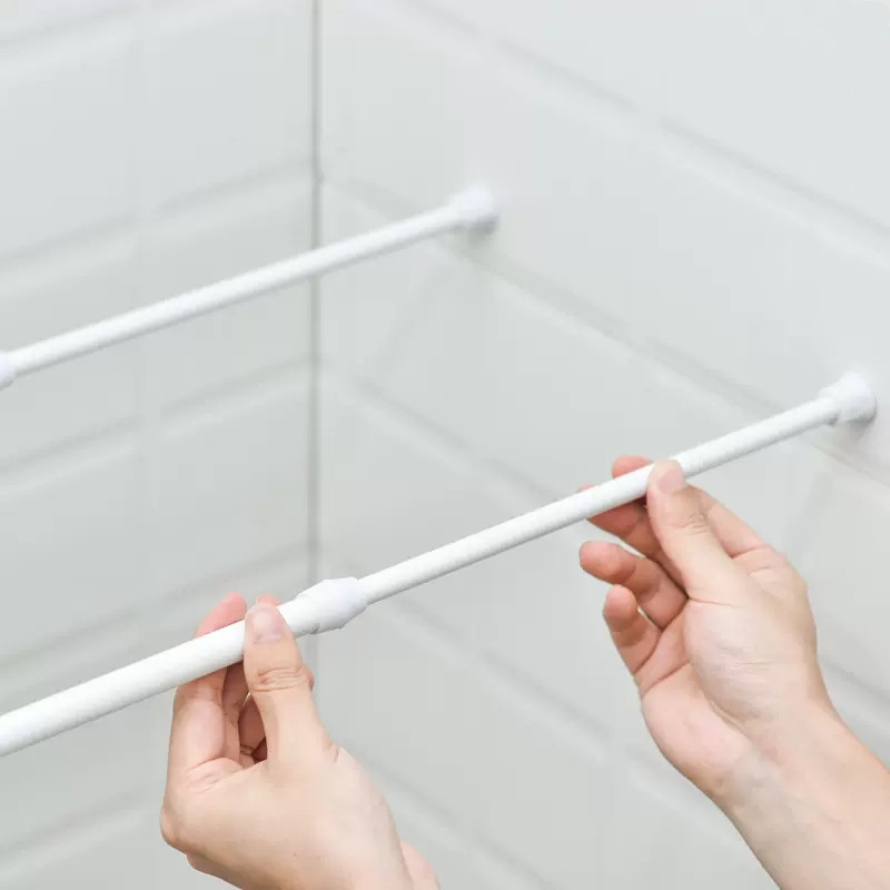 Barre de douche à ressort en m - Shower Curtain Liner avis et prix