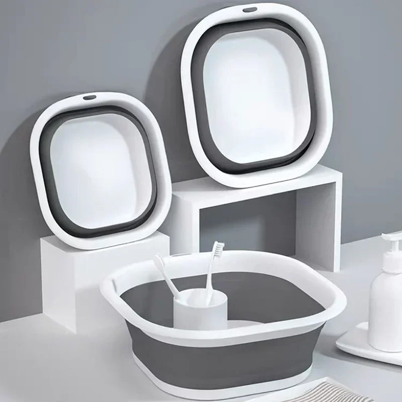 Bac à linge pliable en plastiq - Home Bathroom Wash Basin avis et prix