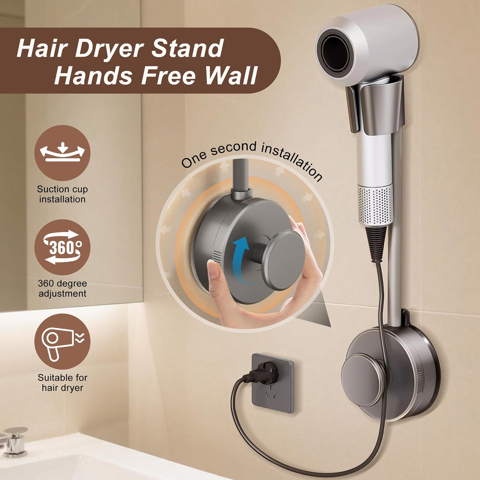 Support de diffuseur de cheveu - Home Bathroom Hand Dryer avis et prix