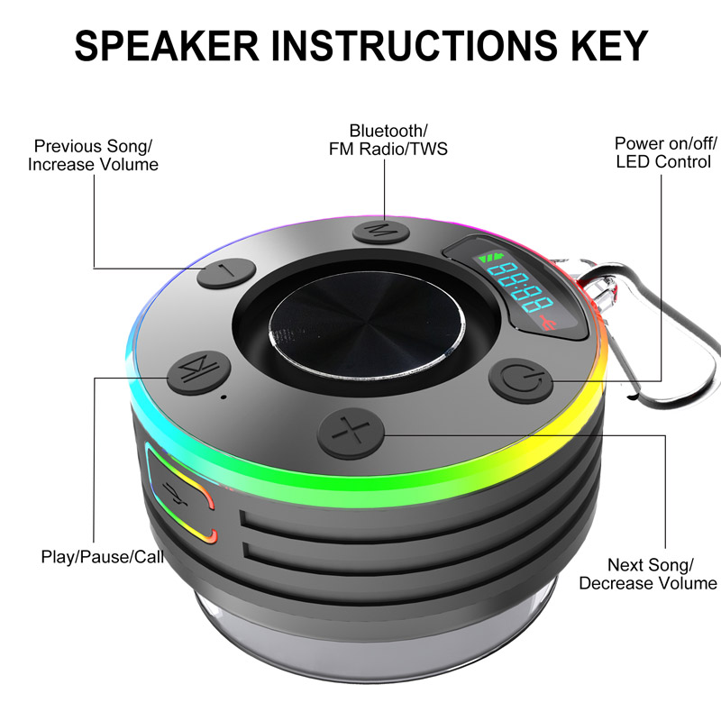 Douche Bluetooth 5.3 haut-parl - Home Bathroom Called avis et prix