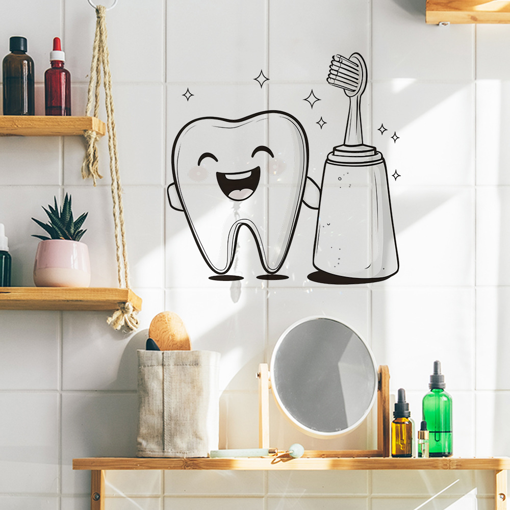 Autocollant mural en PVC avec  - Home Bathroom Wash Basin avis et prix