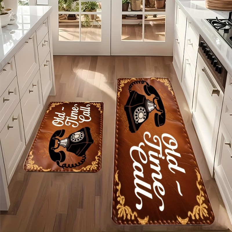 Tapis de cuisine à motif d'app - Home Bathroom Called avis et prix