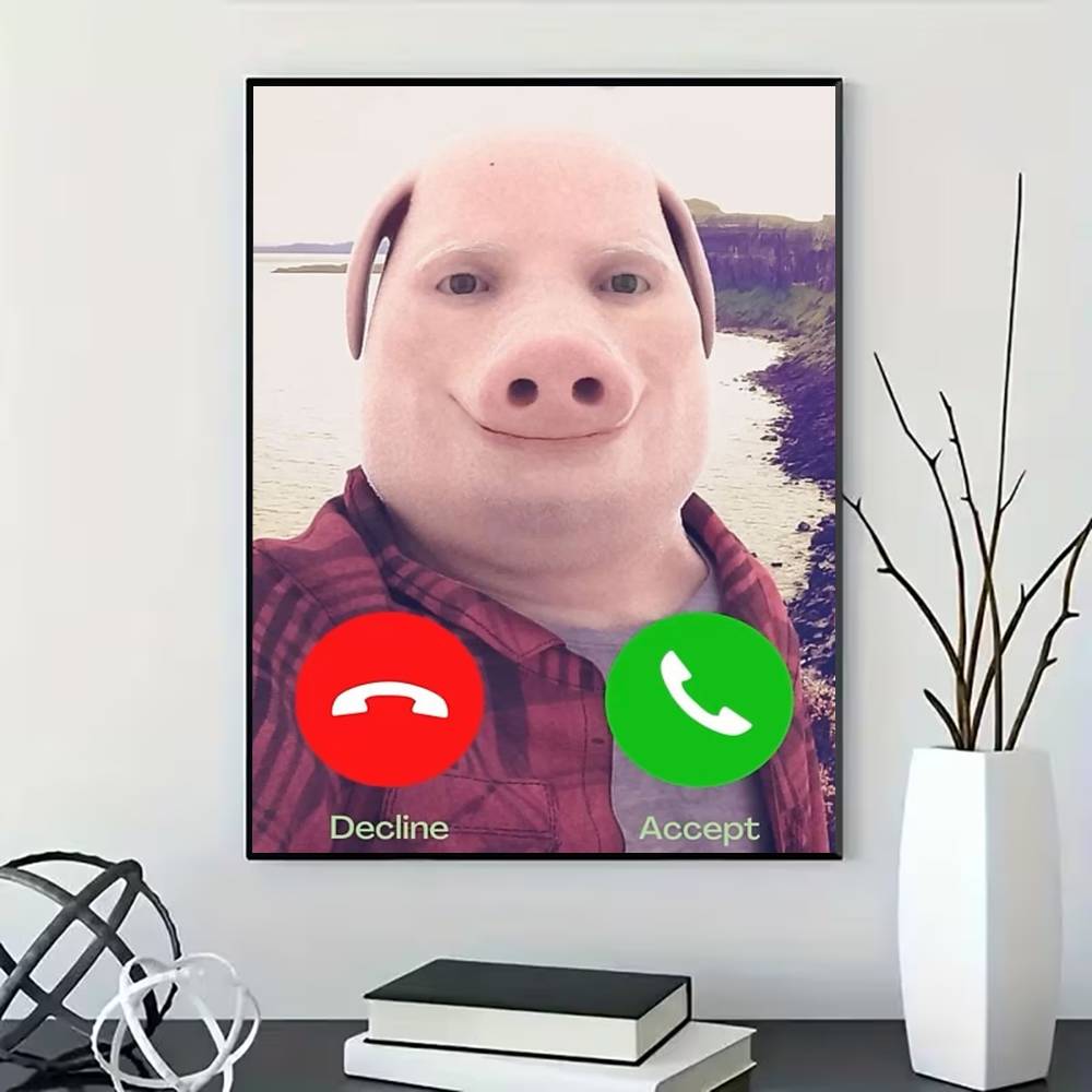 Affiche John Pork is Calling p - Home Bathroom Called avis et prix