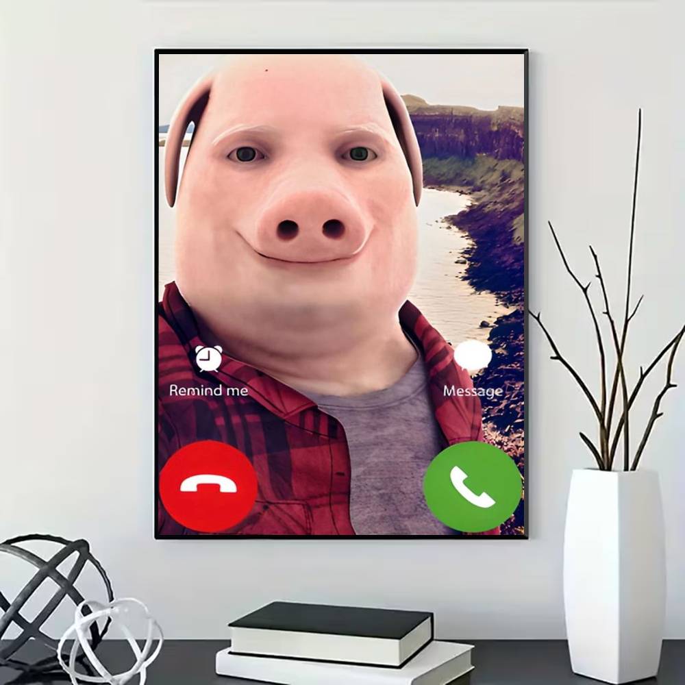 Affiche John Pork is Calling p - Home Bathroom Called avis et prix