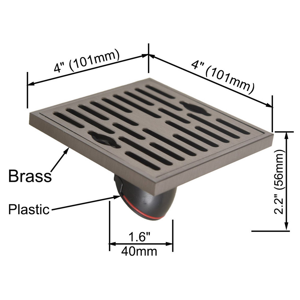 Drain de sol carré moderne, sa - Home Hardware Bathroom Accessories avis et prix