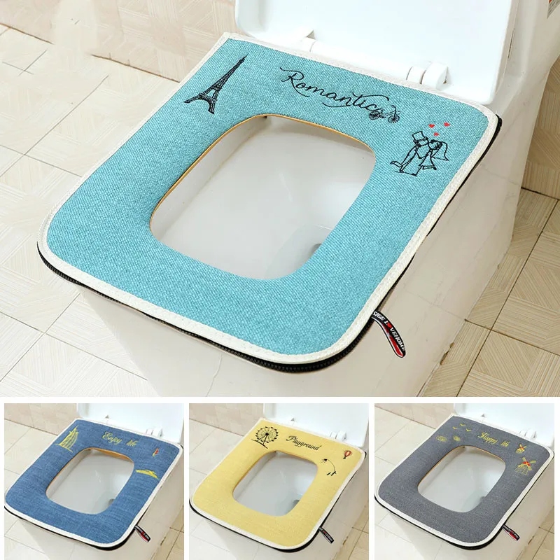 Coussin de toilette carré avec - Home Bathroom Mats avis et prix