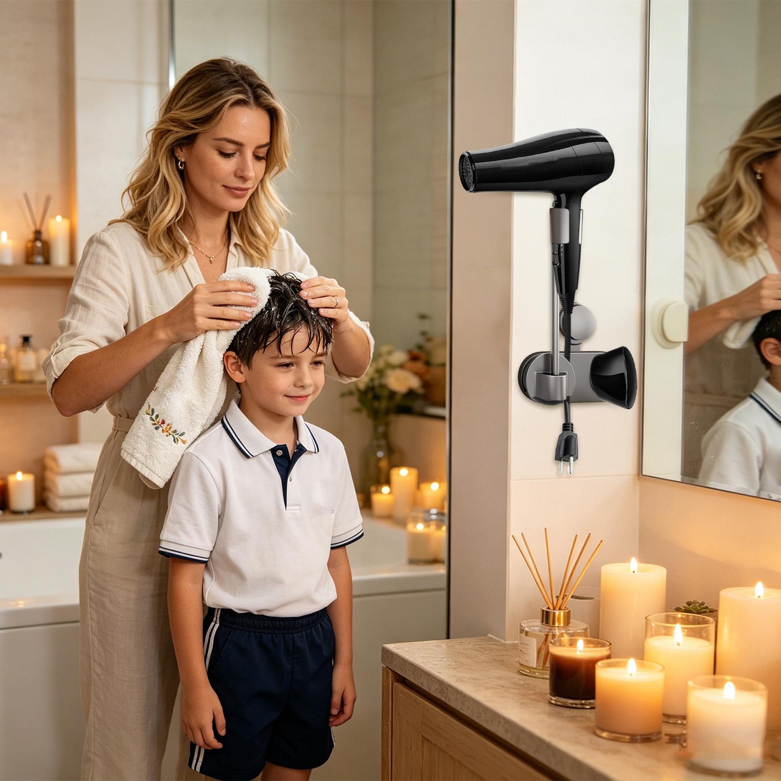 Support mural pour sèche-cheve - Home Bathroom Hand Dryer avis et prix