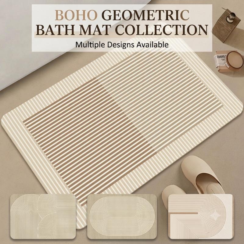 Tapis de bain en diatomite à s - Home Bathroom Mats avis et prix